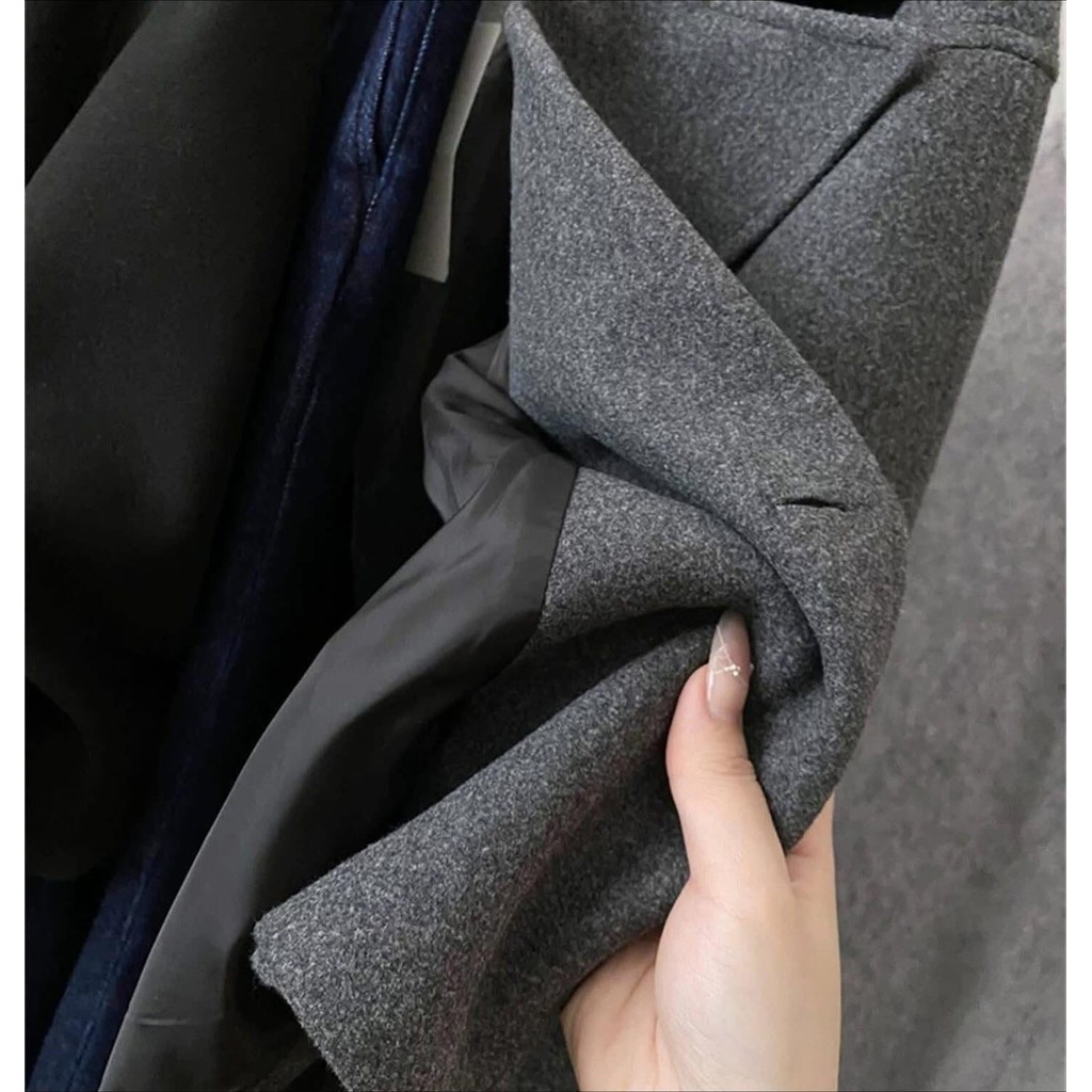 ÁO KHOÁC DẠ DÁNG NGẮN CỔ VEST XIAOY09YD 2062