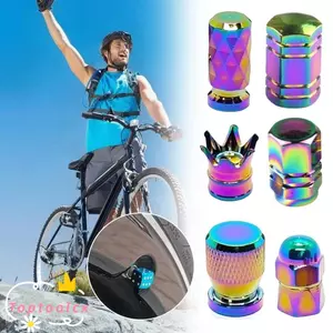 TOPTOOLCX Lốp Van Thân Mũ, Nhôm Bền Lốp Thân Mũ, Trang Trí Đi Xe Nhiều Màu Chống Bụi Đa Năng Thân Xe Đạp Xe Máy