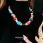 Bộ trang sức cổ điển thời trung cổ Vòng cổ hình học không đều Ánh sáng sang trọng Phong cách cung điện Retro Bông tai cao cấp Nữ 2026-6-11