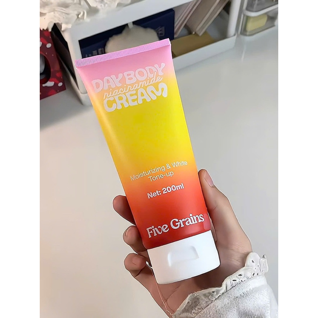 Kem nâng tone body Five Grains dưỡng trắng da cấp ẩm làm sáng da tức thì body cream
