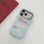 Ốp lưng iPhone "Cute Puppy" chấm bi màu xanh lá cây Vỏ xúc xích cho chó & bánh Một hộp đựng có thể tháo rời 2 trong 1 cho Apple 11 12 13 14 15 16 17 / Pro Max và Pro Plus Series có họa tiết ở mặt sau
