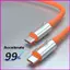 Cáp USB C USB A sang USB C Dây sạc nhanh Màn hình LED Cáp sạc USB 120W cho hầu hết các điện thoại thông minh Máy tính bảng lyuvn