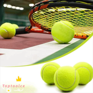 TOPTOOLCX Bóng chơi thú cưng, Bóng Tennis bền đàn hồi, Bóng tập luyện không độc hại ngoài trời