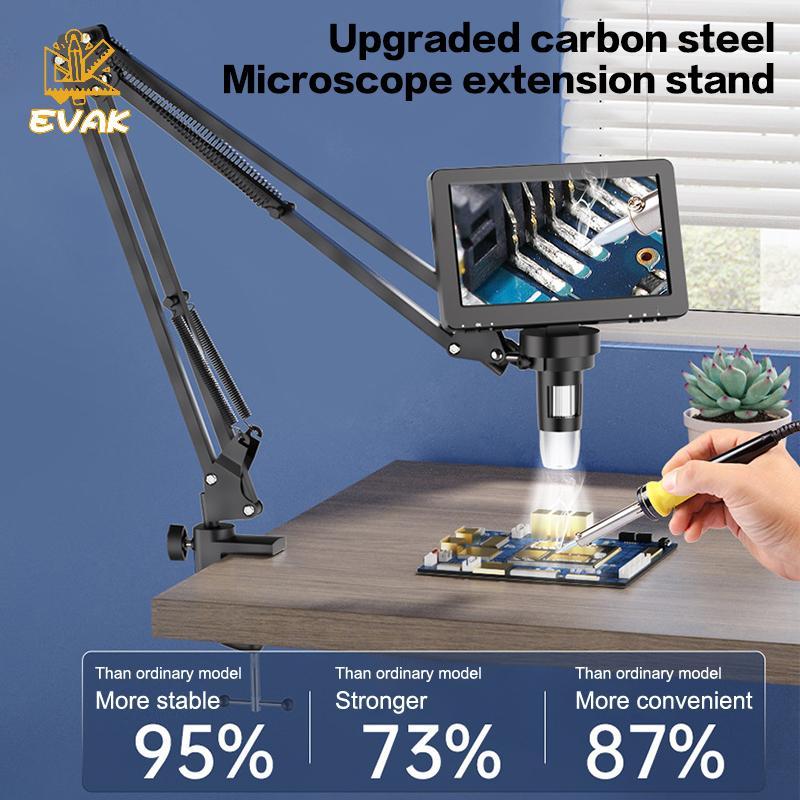 Alittlesetrtu Giá đỡ kim loại có thể điều chỉnh Kính hiển vi cho DM4 DM7 DM9 MS1 MS3 VN