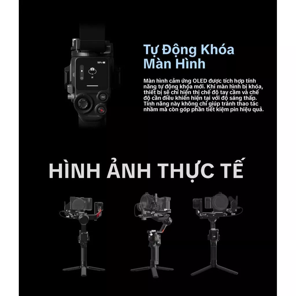 DJI RS 4 - Tay Cầm Gimbal Chống Rung Chuyên Nghiệp