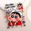 Mini Hoạt Hình Dễ Thương Crayon Shin-Chan Dập Nổi Miếng Dán Vui Cảm Xúc Điện Thoại Di Động Máy Tính Bảng Cốc Nước Trang Trí Dập Nổi Miếng Dán 26.6.12