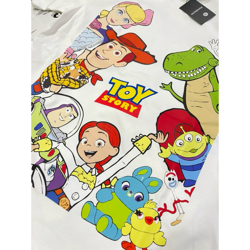 （Giao hàng 24h）Angela Áo thun in Toy Story siêu cute chất cotton hình in sắc nét áo form rộng