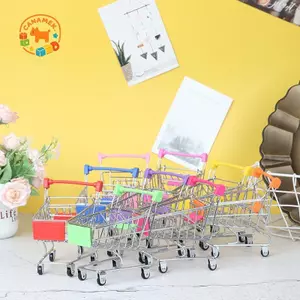 CANAMEK 1 Chiếc Mini Giỏ Hàng Siêu Thị Xe Cầm Tay Giỏ Hàng Bảo Quản Đồ Chơi CSF