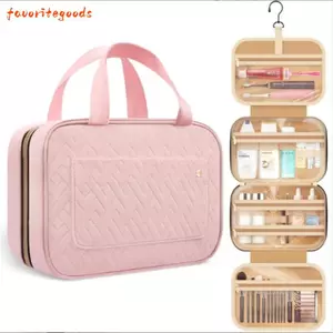 Túi trang điểm FAVORITEGOODS, Túi xách mỹ phẩm treo chống nước, Túi đựng mỹ phẩm có thể gập lại dung tích lớn Túi du lịch