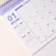 BEABOUT 2027 Lịch để bàn, Lịch lật đứng bằng giấy cuộn kim loại, Lịch trình hàng tháng sáng tạo Thiết kế đứng Trang lật Lập kế hoạch lịch trình hàng tháng