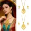 KIKIN Bộ Vòng Cổ Và Bông Tai Viền Đa Năng Dây Chuyền Xương Đòn Hợp Kim Chất Lượng Và Dây Buộc Tai Cho Một Cái Nhìn Phong Cách