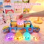 1 ~ 4 Chiếc Hạt LED Ngẫu Nhiên Bao Bun Bóp Đồ Chơi Với Máy Hấp Di Động Bật Sáng Squishy Fidget Cho Du Lịch Đi Lại Giảm Căng Thẳng