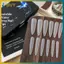 BVY Full Cover Nail Tips 240 510 CÁI Bấm vào móng tay Dễ dàng áp dụng Bộ dụng cụ nghệ thuật làm móng cho tiệm tại nhà.