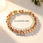 Vòng tay đá quý pha lê WEETW, Dây chuyền tay chữ thập Zircon sáng bóng mạ vàng, Hợp kim đầy màu sắc cổ điển Trang sức thời trang quyến rũ thanh lịch dành cho nữ
