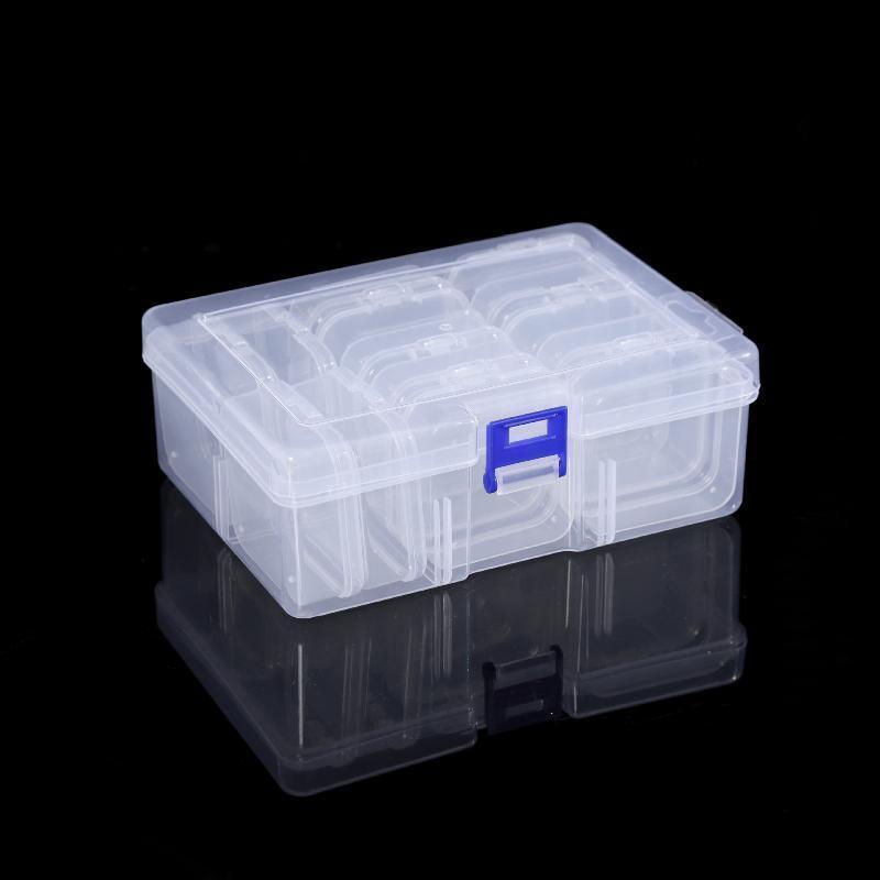 ZTHOME Thủ Công Lưu Trữ Hộp Trong Suốt 1 Bộ 12 / 14 / 15 / 30 Lưới Cho Hạt Dụng Cụ HOT