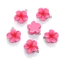 9 Màu 28 * 24mm Nhựa Thời Trang DIY Phụ Kiện Trang Sức Frangipani Hoa Năm Cánh Charm 6.18 028U
