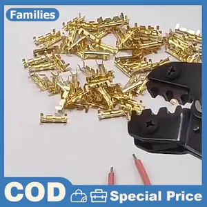 52 Chiếc Nút Nhấn Qui Kết Nối Thiết Bị Đầu Cuối Kết Nối Kép Thiết Bị Đầu Cuối 453 U Loại 0.3-1.5mm2 Dây Kết Nối Thiết Bị Đầu Cuối