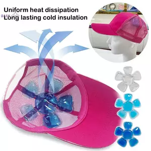 Tấm lót nắp làm mát Thảm lót Hot & Coldpress PVC Gel Ice Pa Mát cưỡi mũ bảo hiểm Mũ Pad Head Cool Down Cold Pa cho ngoài trời