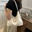 # HB # Túi đeo chéo đeo vai công dụng kép dành cho nữ Thời trang trang trang trí bướm bạc Ví nhẹ để mua sắm hàng ngày Du lịch.