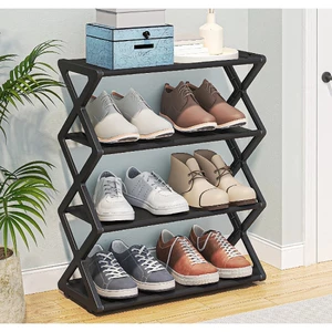 Kệ Để giày 4 Tầng Hình Chữ X Để Sách Vỡ Giày Dép Vật Dụng Đa Năng Tiện Lợi Cho Gia Đình ✨Luyoo25.vn✨