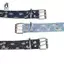 1 Dây Thắt Lưng Sang Trọng Thời Trang Mới Punk Phụ Kiện Xanh Denim Dây HipHop Y2k Ngôi Sao Rỗng Pin Bule Dây Thắt Lưng, Dành Cho Nam Nữ Mới