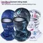 BORAGETE Đi Xe Đạp Balaclava Thoáng Khí Chống Tia UV Đi Bộ Đường Dài Khăn Mũ Bảo Hiểm Lót Mũ Xe Đạp Mũ Chống Nắng Mặt