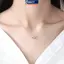 MAKY 5 Cái / bộ Bộ Trang Sức Hình Trái Tim Bông Tai Nhẫn Nelace Dành Cho Nữ Sang Trọng Kim Cương Giả Đôi Trái Tim Trang Sức VN