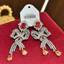 Thời Trang Hàn Quốc Hoa Tinh Tế Zircon Thanh Lịch Phong Cách Mới Nhẹ Bông Tai Sang Trọng Bán Buôn