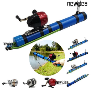 Cần xúc tác câu cá NEWIDEA, Máy câu cá nhỏ gọn có thể mở rộng, Dụng cụ thu hút xúc tác di động nhẹ chắc chắn chuyên nghiệp Dụng cụ thu hút người chơi, Bánh răng nước ngọt nước mặn