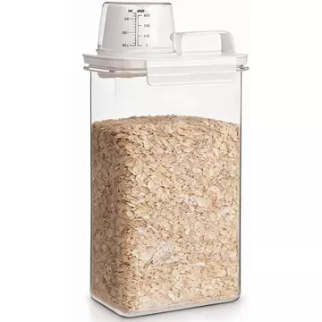 Hộp đựng gạo, Hộp đựng gạo kín khí, Hộp đựng ngũ cốc 3-5 Lbs, đựng thực phẩm, đựng ngũ cốc di động không chứa BPA cho gạo nhà bếp gia đình, Thực phẩm đậu nành