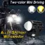 VFZ 8V-80V 2 Chiếc Đèn Lái Xe Mini Điểm Đèn Pha Trắng + Vàng Chống Thấm Nước Đa Năng Đèn OTE