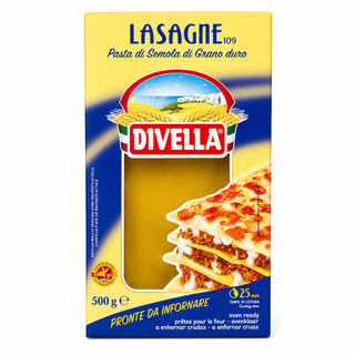 Mỳ Lá Divella LASAGNE 109 – Hộp 500g | Chuẩn vị Ý cho món Lasagna