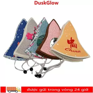 DUKGLOW Mũ Rơm Nữ Xuân Hè Mũ Che Nắng Chống Tia UV Rộng Vành Người Cá Mũ