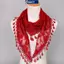 MAKY Tam Giác Khăn Lau Khăn Pha Trộn Jacquard Hoa Hồng Khăn Cho Nữ Nhà Thờ Hồi Giáo Cầu Nguyện Cưới Khăn Choàng VN