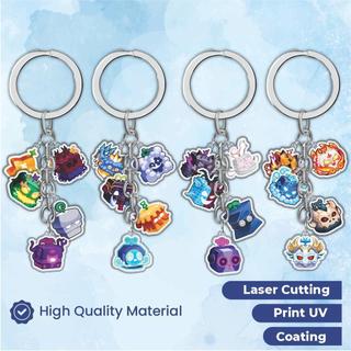 Gantungan Kunci ROMBLOX Blox Fruits Akrilik 4-6cm Full Color - Akrylic Keychain - Ganci