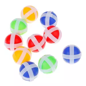 HFTOY 10 CÁI Montessori Bắn súng Mục tiêu Trò chơi thể thao Đồ chơi ngoài trời Bóng Stiy ~