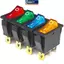 MAKY 5 Chiếc KCD3 Roer Switch Có Đèn LED Bật Tắt 16A 250V 220V 3 Pin 20A Nắp Nắp Đèn Nhỏ Cho Điện Roet 220 Điện Tử VN