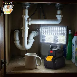 Đèn LED làm việc chạy bằng pin Li ion 18V 3 đèn lũ 4 Inch cầm tay để chiếu sáng khẩn cấp ELWW