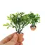 Hoa Trắng Thu Nhỏ Cây Xanh Chậu Cây Cảnh Trang Trí Cho Nhà Búp Bê Trang Trí Máy Tính Để Bàn Mô Phỏng Chậu Hoa Cho Khu Vườn Mini VN