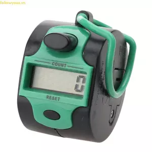 Fol Mini Tally Counter Màn hình LCD Bộ đếm kỹ thuật số Máy nhấp chuột cầm tay để câu cá
