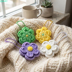 QEARY Đan Họa Tiết Fidget Móc Khóa, Cơ Chế Clicker 3D In Hoa Cơ Clicker Móc Khóa, Nhựa Sắc Nét Click Âm Thanh Mô Phỏng Hoa Click Mặt Dây Chuyền Tặng
