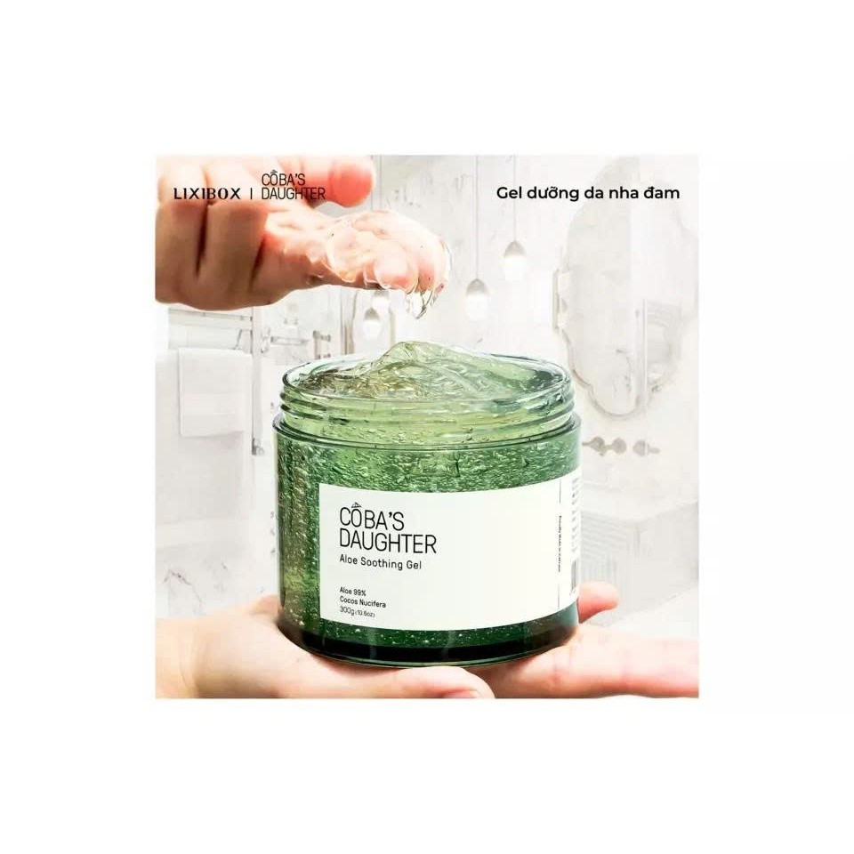 Gel dưỡng da nha đam hương dừa CoBa's Daughter Aloe Soothing Gel 300g