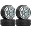 4 68mm 12mm Hex Kim Loại TE37 Vành Bánh Xe Lốp Cho Tamiya TT01 TT02 TT02B TA06 XV01 XV02 PTG-2 1 / 10 RC Racing Xe Nâng Cấp Phần