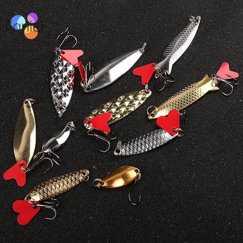 < shicong222 > 5 Cái / bộ Kim Loại Jig Muỗng Spinner Mồi Câu Cá Wobbler Mồi Bộ Câu Chuyện Câu Cá Bộ Mồi Câu Cá Mồi Câu Cá mới