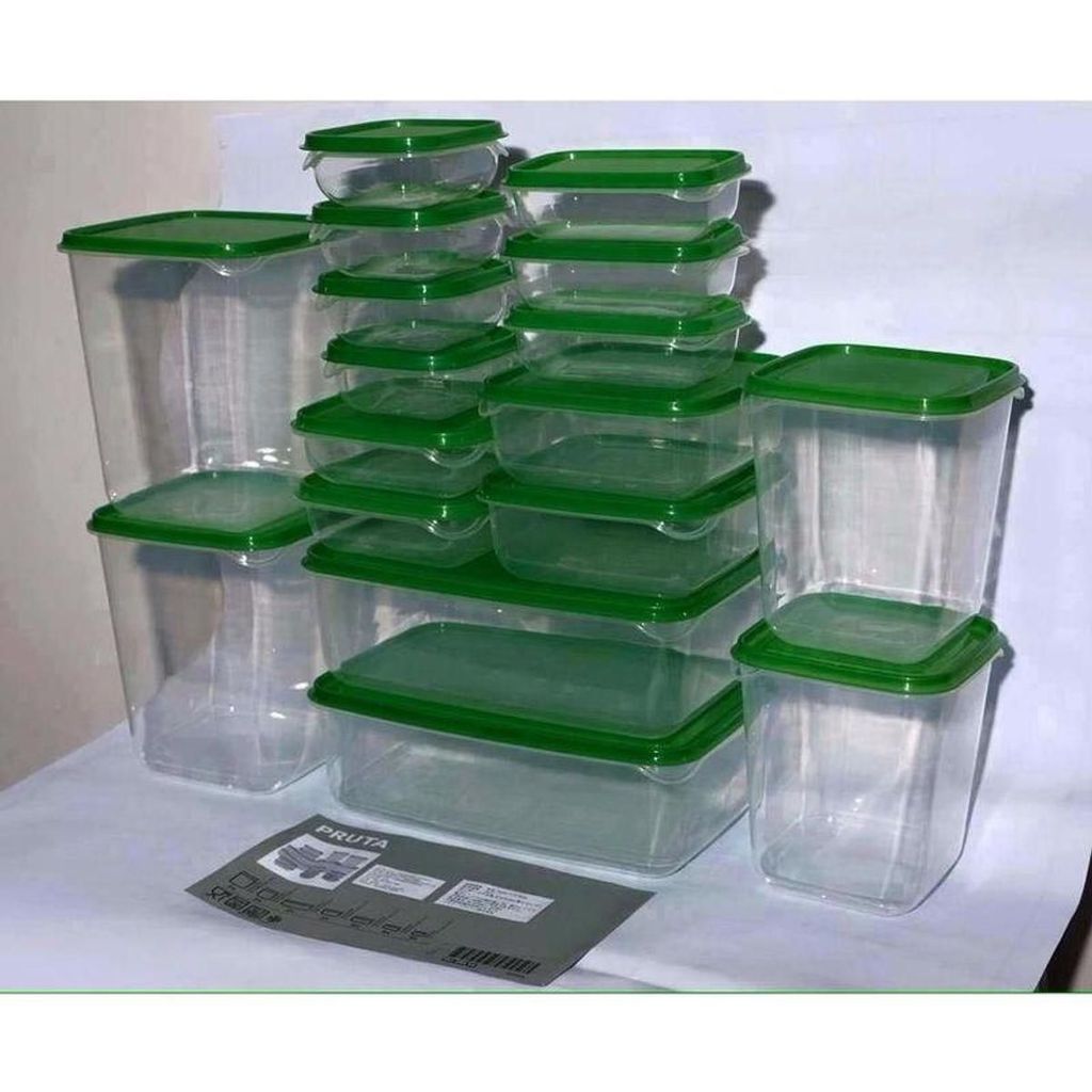 Bộ Hộp Đựng Thực Phẩm 17 Món - Set 17 hộp nhựa tủ lạnh cao cấp bảo quản đồ ăn food