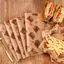 XUAN 100PC Sandwich Pao Giấy Cấp Thực Phẩm Không Có BisphenolA Giấy Chống Dầu Bánh Mì Sandwich Khoai Tây Chiên Giấy Dầu Dụng Cụ Nướng Bánh VN