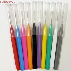 COCODECOVED 30 Chiếc Bàn Chải Nẹp, Bàn Chải Giữa Răng Có Thể Uốn Cong Dùng Một Lần, Chất Làm Sạch kẽ Răng Mềm Micro Nhẹ Nhàng Dễ Sử Dụng Giữa Bàn Chải Răng Dã Ngoại