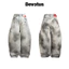 Quần dài baggy jeans denim wash dơ form ống rộng Devotus - Blackout Pants Baggy Jeans wash dơ