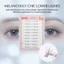 Lông mi xiên tự nhiên Sợi tổng hợp C Curl 6-9mm Đen