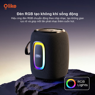 Olike SV16 Loa Bluetooth 20W Loa Bluetooth Bass Mạnh RGB Bluetooth 6.0 TWS Loa Di Động Pin 5000mAh